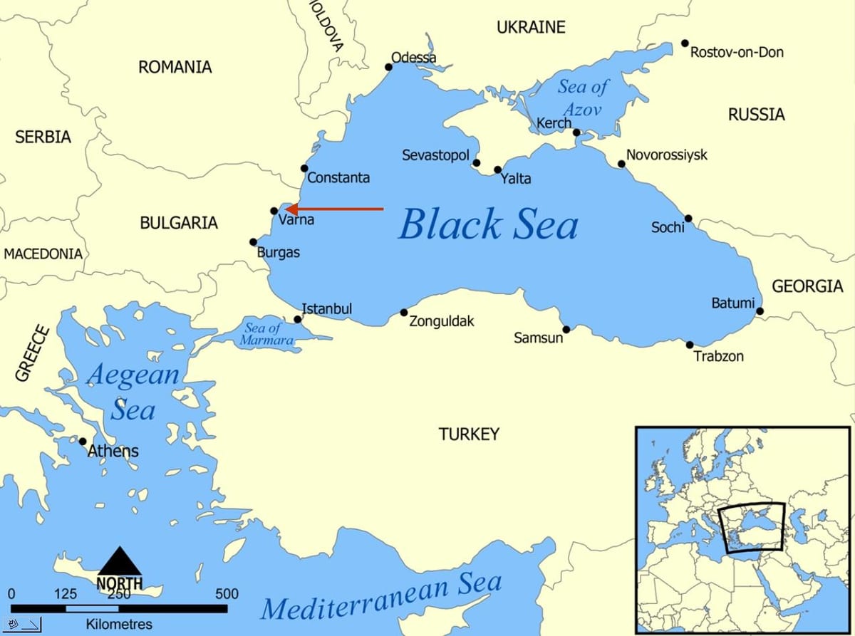 Bulgarien placering i verden kort