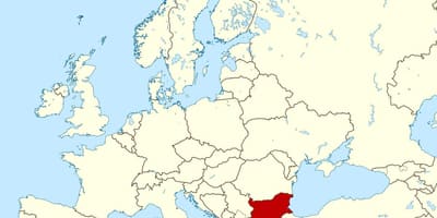 Verden kort, der viser, Bulgarien