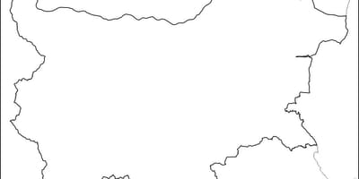 Kort over Bulgarien kort oversigt