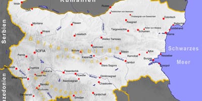 Kort bulgarske havet